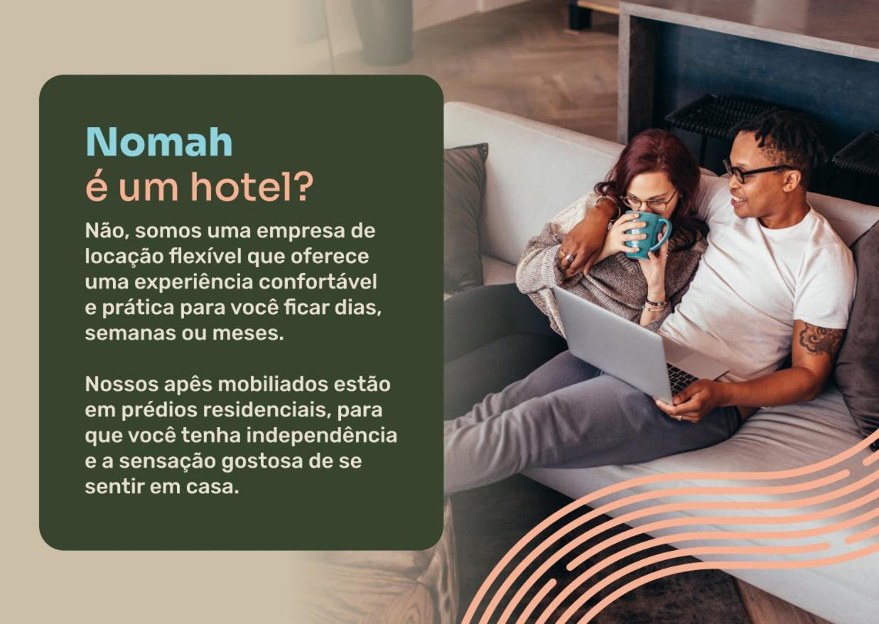圣保罗Nomah - Aptos Por Temporada Na Av Sao Luis公寓 外观 照片